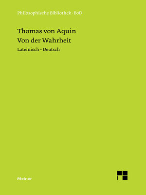 cover image of Von der Wahrheit